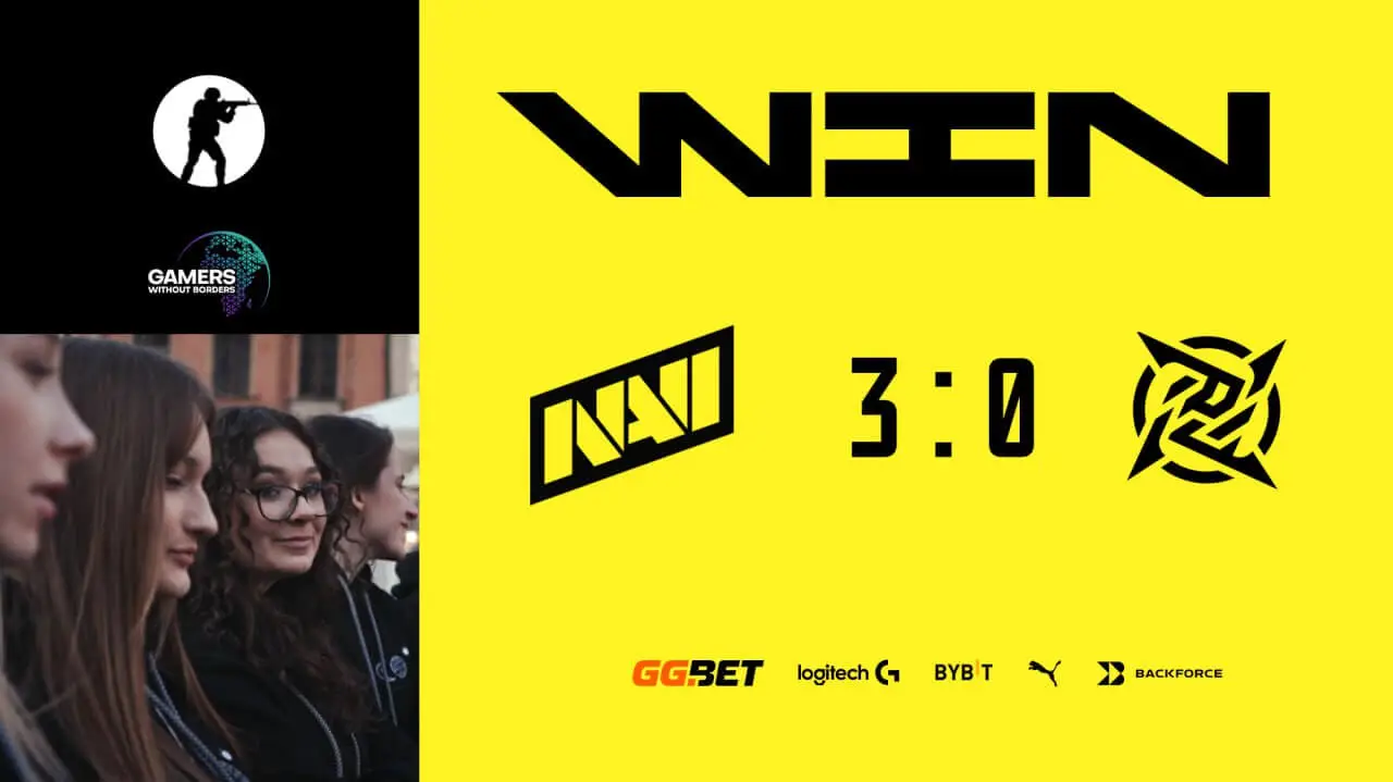 NAVI Javelins завойовують золото на благодійному турнірі Gamers Without Borders 2023