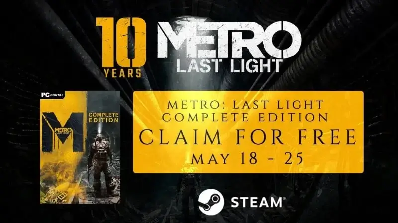 Metro: Last Light роздаватимуть в Steam на честь 10-річчя серії