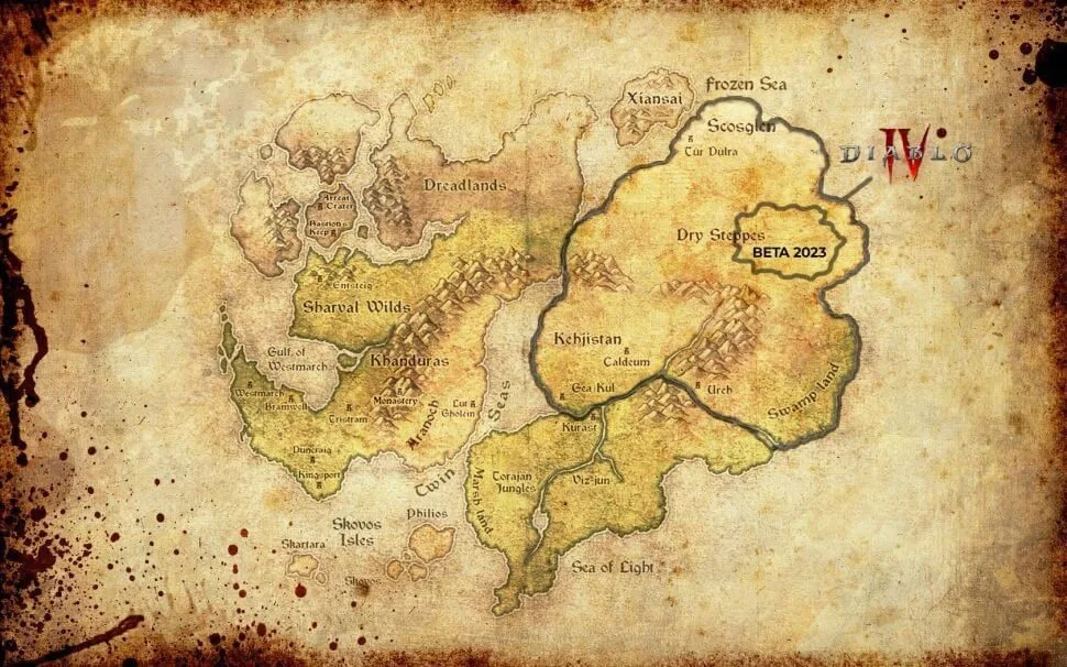 Повна карта Diablo IV