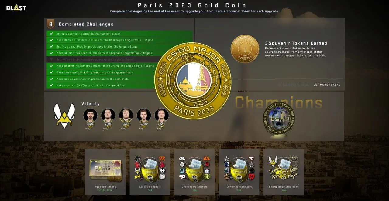 Valve додали стікери чемпіонів та оновили вкладку з мейджором у CS:GO
