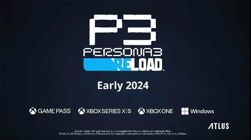 Анонсована Persona 3 Reload