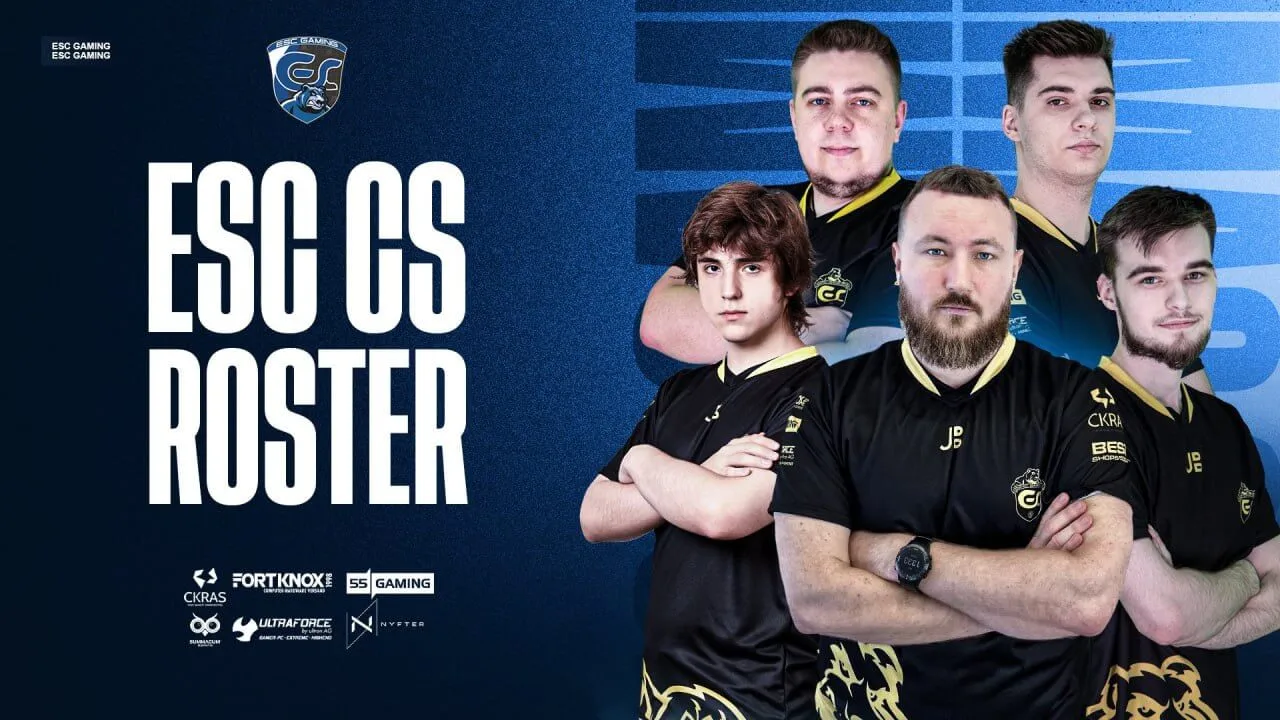 Анонсовано повний склад ESC Gaming з CS:GO