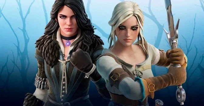 У Fortnite додано скіни Йеніфер і Цирі з Відьмака