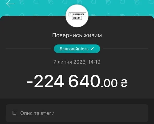 petr1k перевів $12,000 з продажу AK-47 у БФ «Повернись живим»