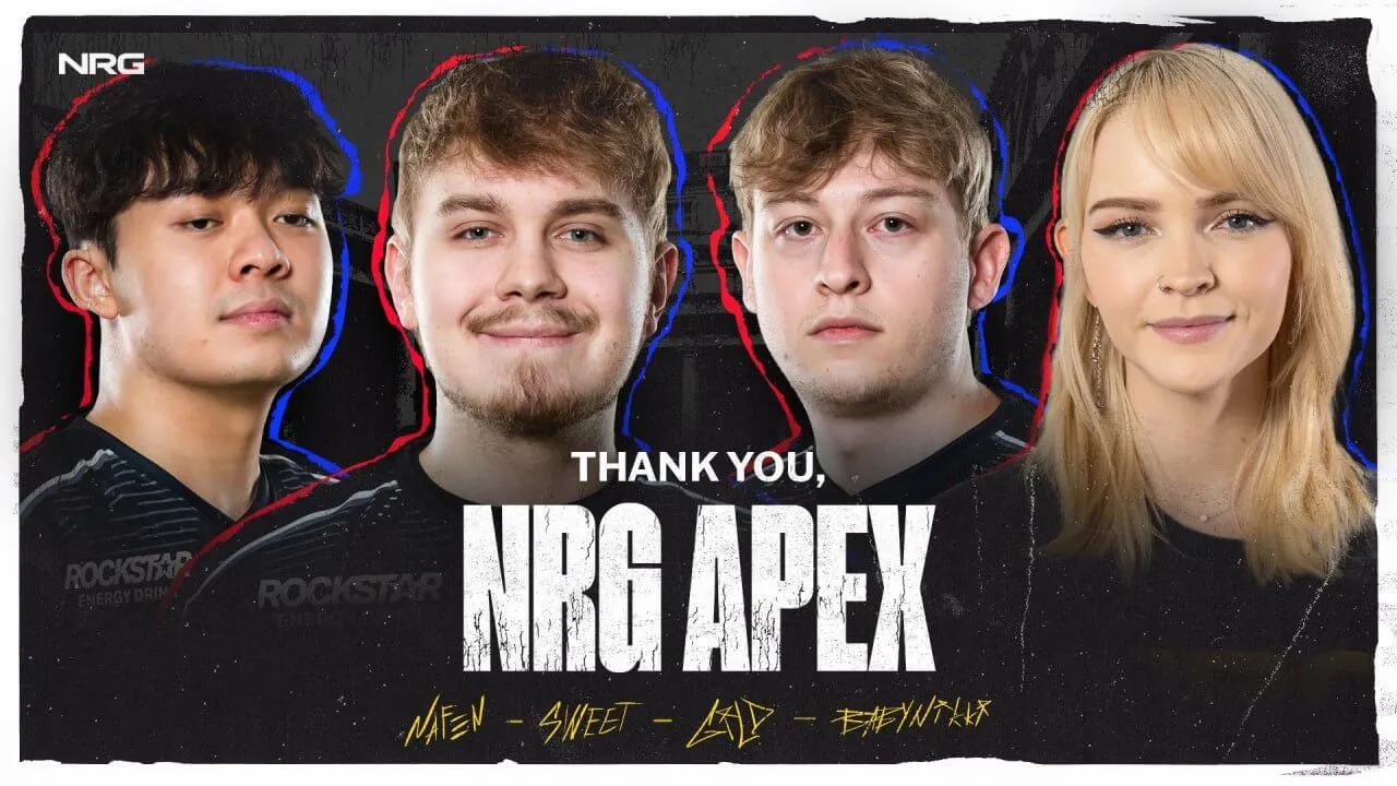 Організація NRG йде з Apex Legends