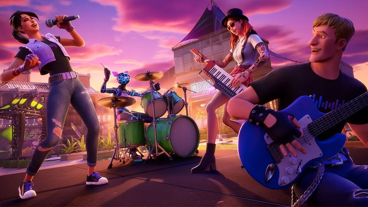 А ви помітили, як у Fortnite вийшов Guitar Hero?