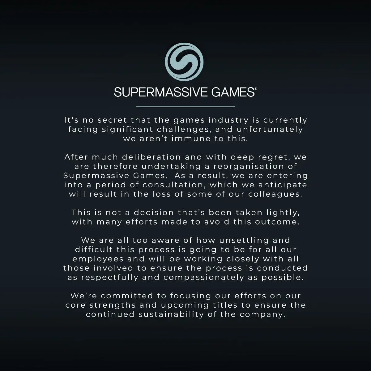 Студія SuperMassive звільняє близько 90 співробітників, що становить майже третину її штату