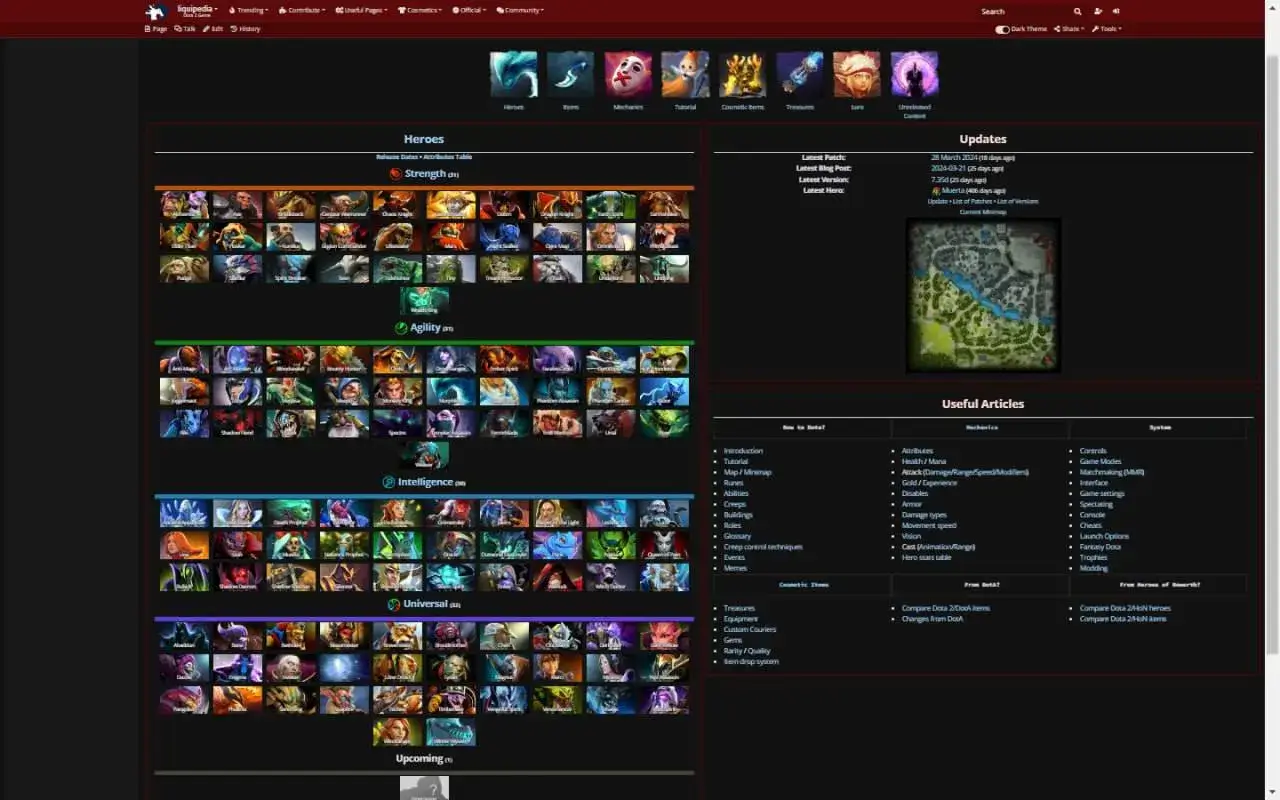 Dota2 Wiki відтепер на сайті Liquipedia