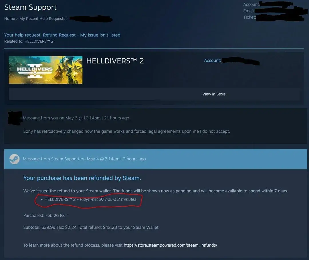 Гравці Helldivers 2 повідомляють про успішне повернення коштів у Steam
