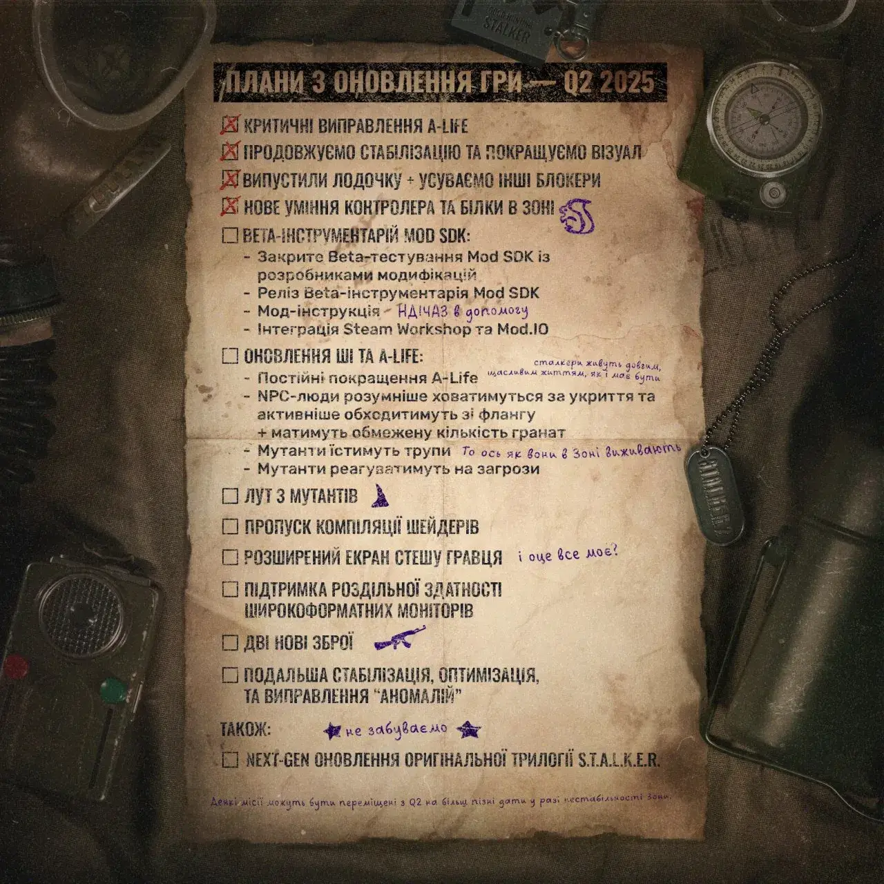 GSC Game World поділилися планами на 2 квартал 2025 року